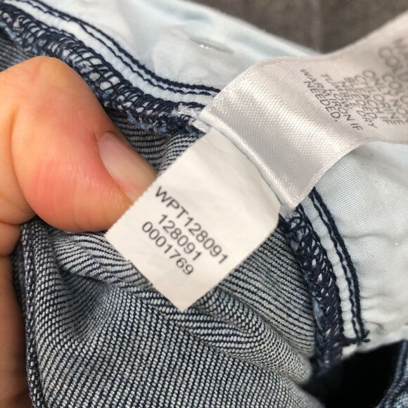 J. Jill Authentic Fit Slim Ankle Jeans Women 4 Blue Dark Wash Denim Cotton Blend - Picture 6 of 11